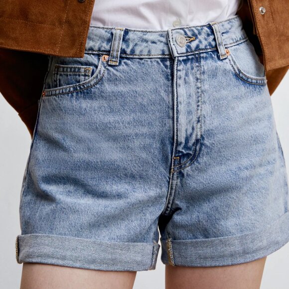 Mango high waist mom shorts - Picture 1 of 3